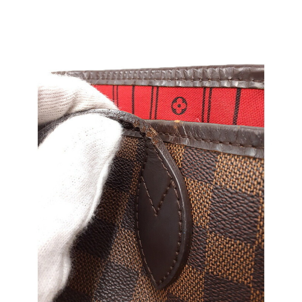 Louis Vuitton Damier Ebene Brown Neverfull Tote Bag - Picture 5 of 8